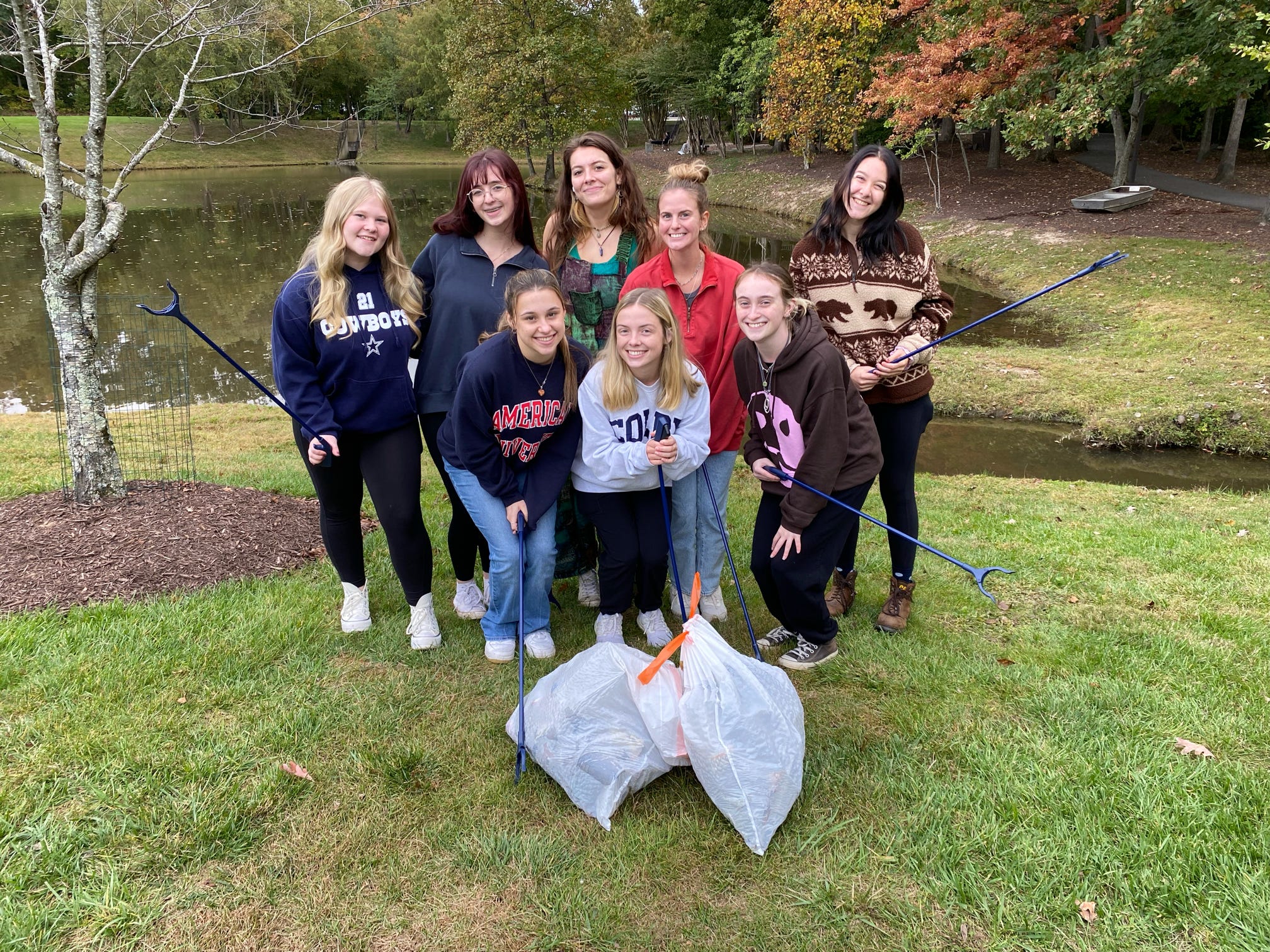 Mason Pond trash pickup